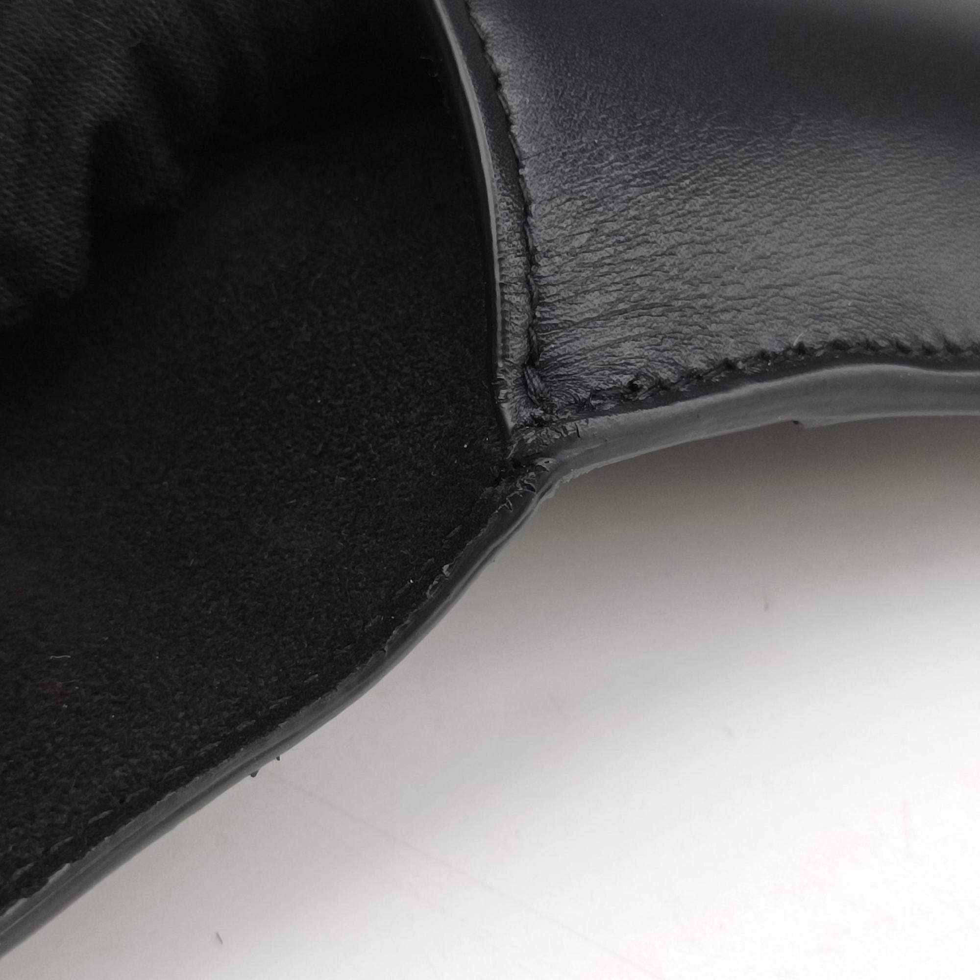 Pre-owned Christian Dior saddle Black leather  bum bag/waist bag | stylenewstar