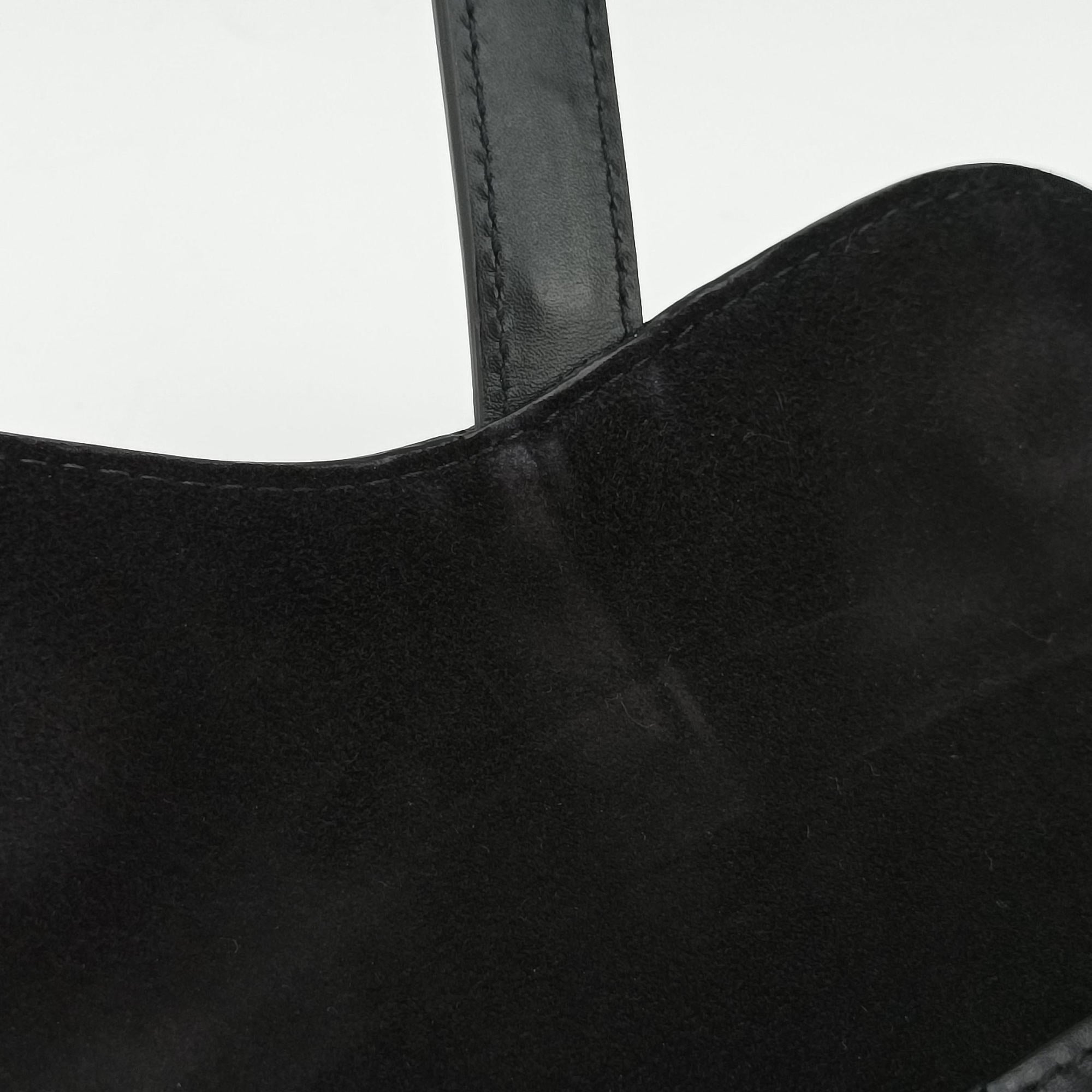 Pre-owned Christian Dior saddle Black leather  bum bag/waist bag | stylenewstar