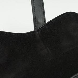 Pre-owned Christian Dior saddle Black leather  bum bag/waist bag | stylenewstar