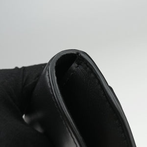 Pre-owned Christian Dior saddle Black leather  bum bag/waist bag | stylenewstar