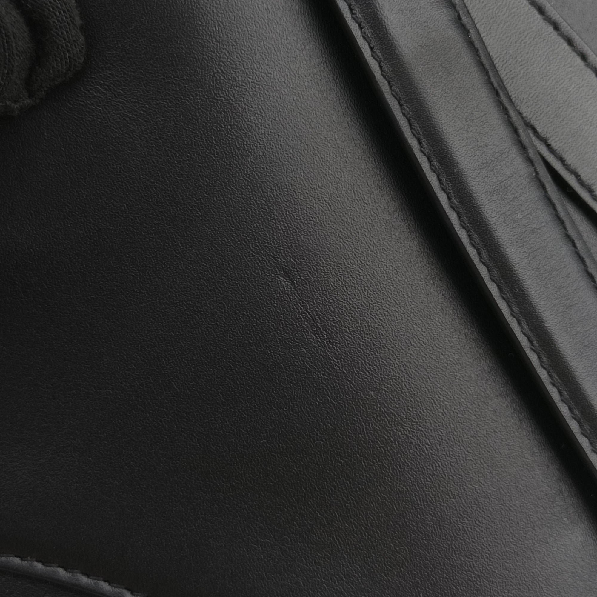 Pre-owned Christian Dior saddle Black leather  bum bag/waist bag | stylenewstar
