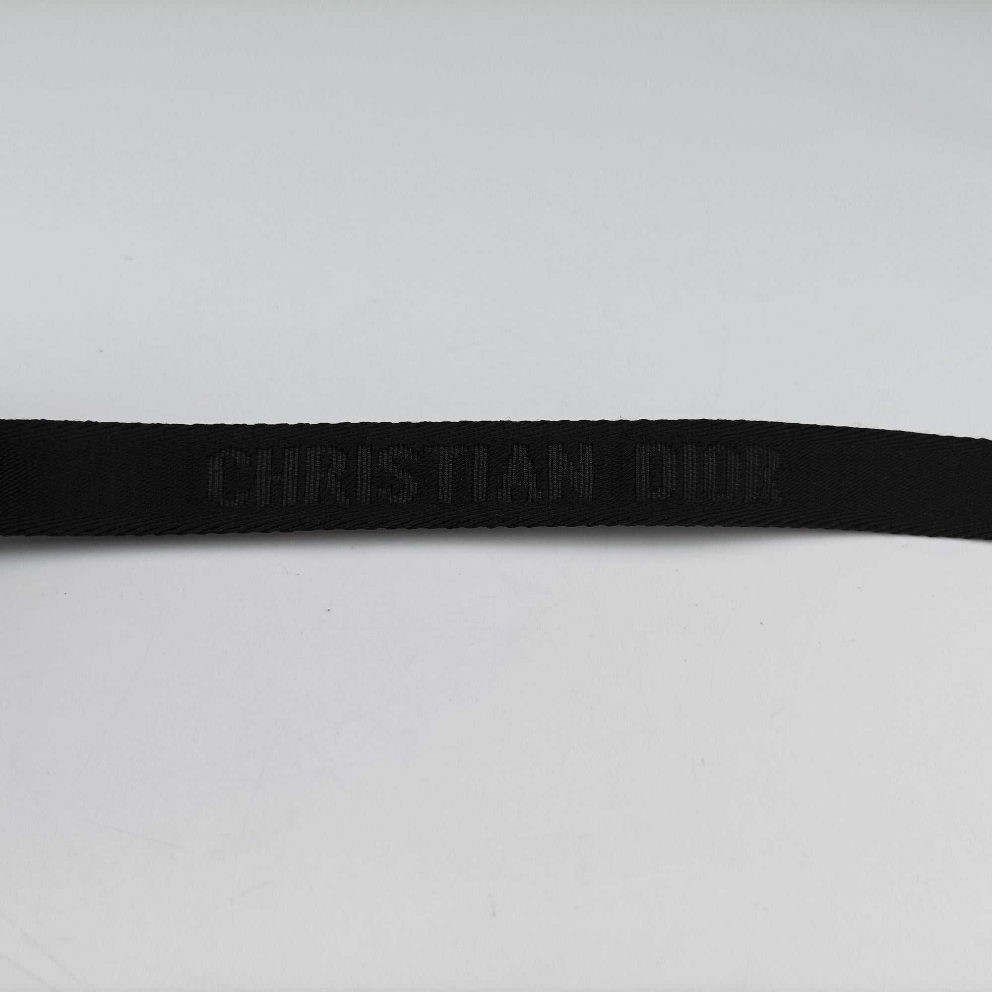 Pre-owned Christian Dior saddle Black leather  bum bag/waist bag | stylenewstar