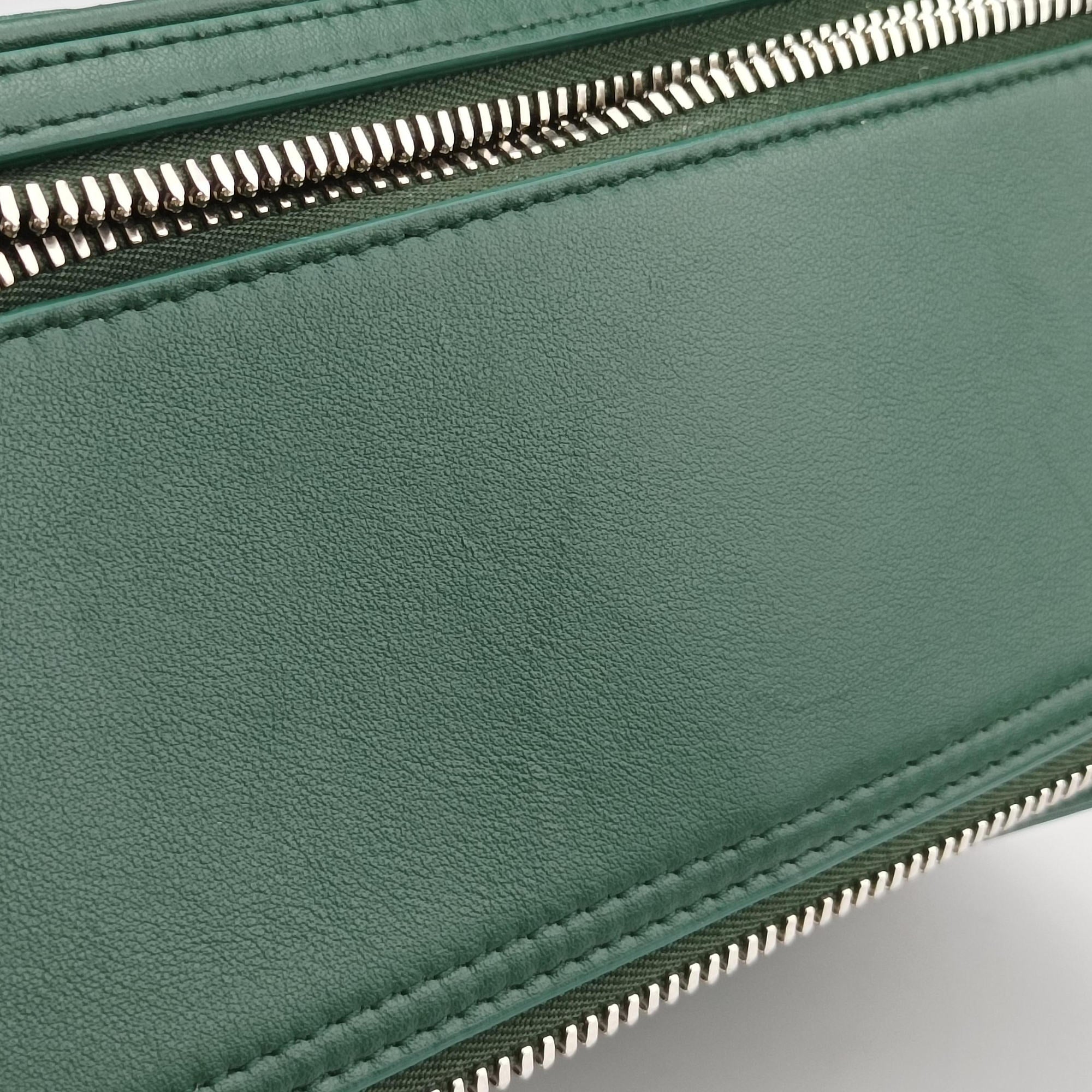 Pre-owned Christian Dior Dior World Tour Capsule Green Leather  shoulderbag | stylenewstar