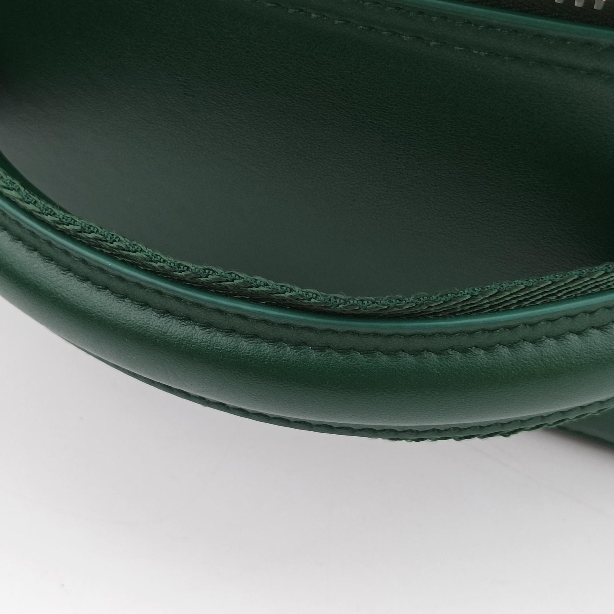 Pre-owned Christian Dior Dior World Tour Capsule Green Leather  shoulderbag | stylenewstar