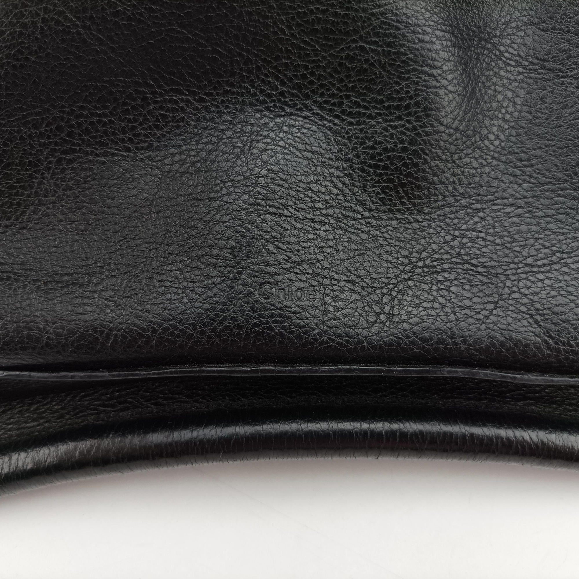 Pre-owned Chloe Paraty Black Leather  shoulderbag | stylenewstar