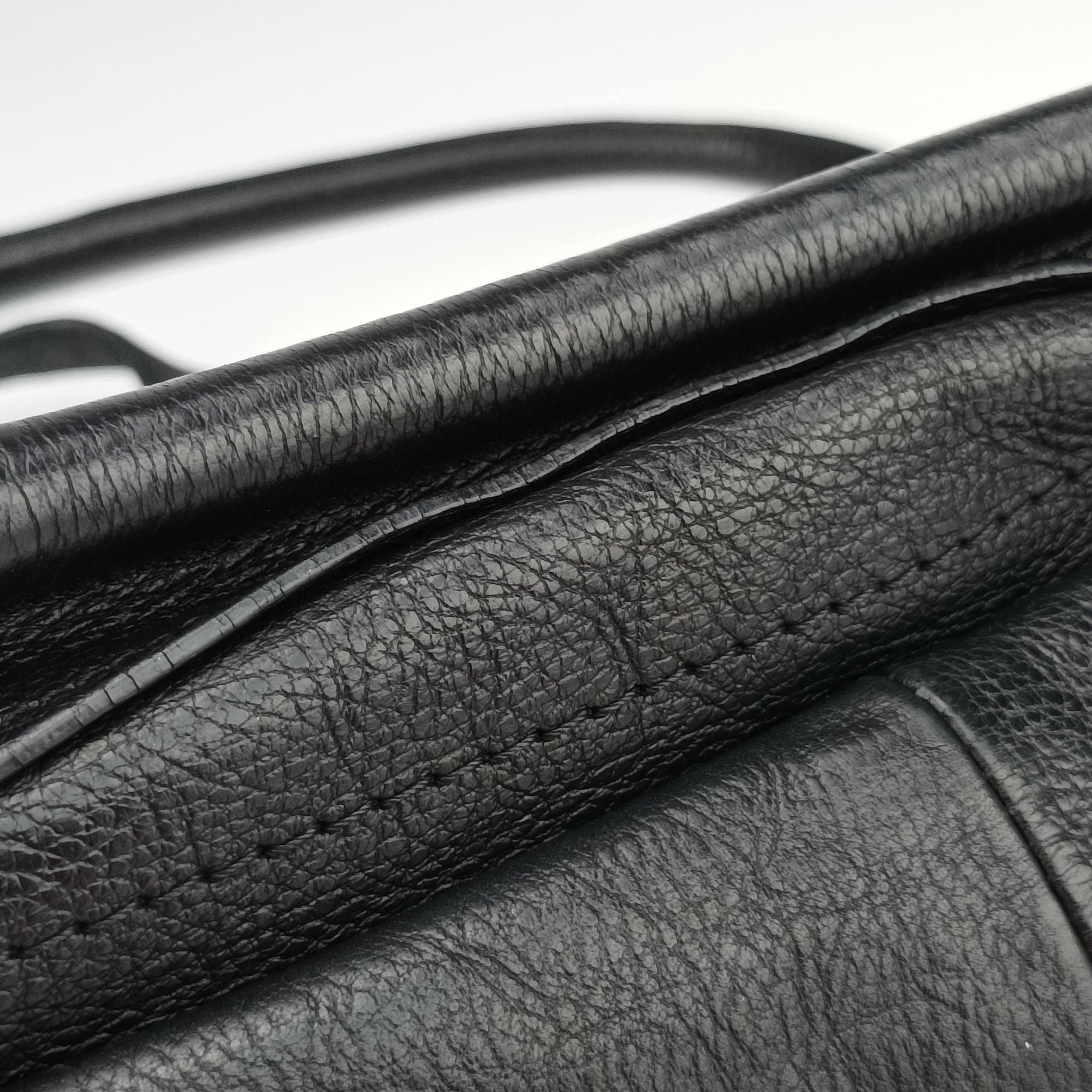 Pre-owned Chloe Paraty Black Leather  shoulderbag | stylenewstar