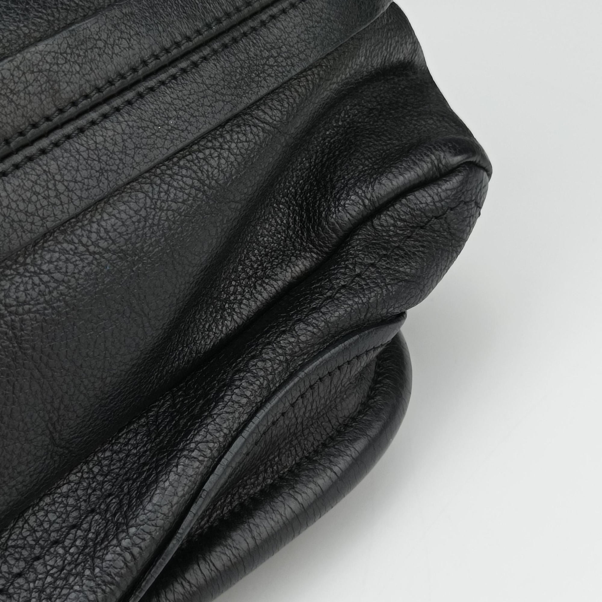 Pre-owned Chloe Paraty Black Leather  shoulderbag | stylenewstar