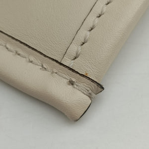 Pre-owned Fendi Sunshine White Leather 8BH386 shoulderbag | stylenewstar