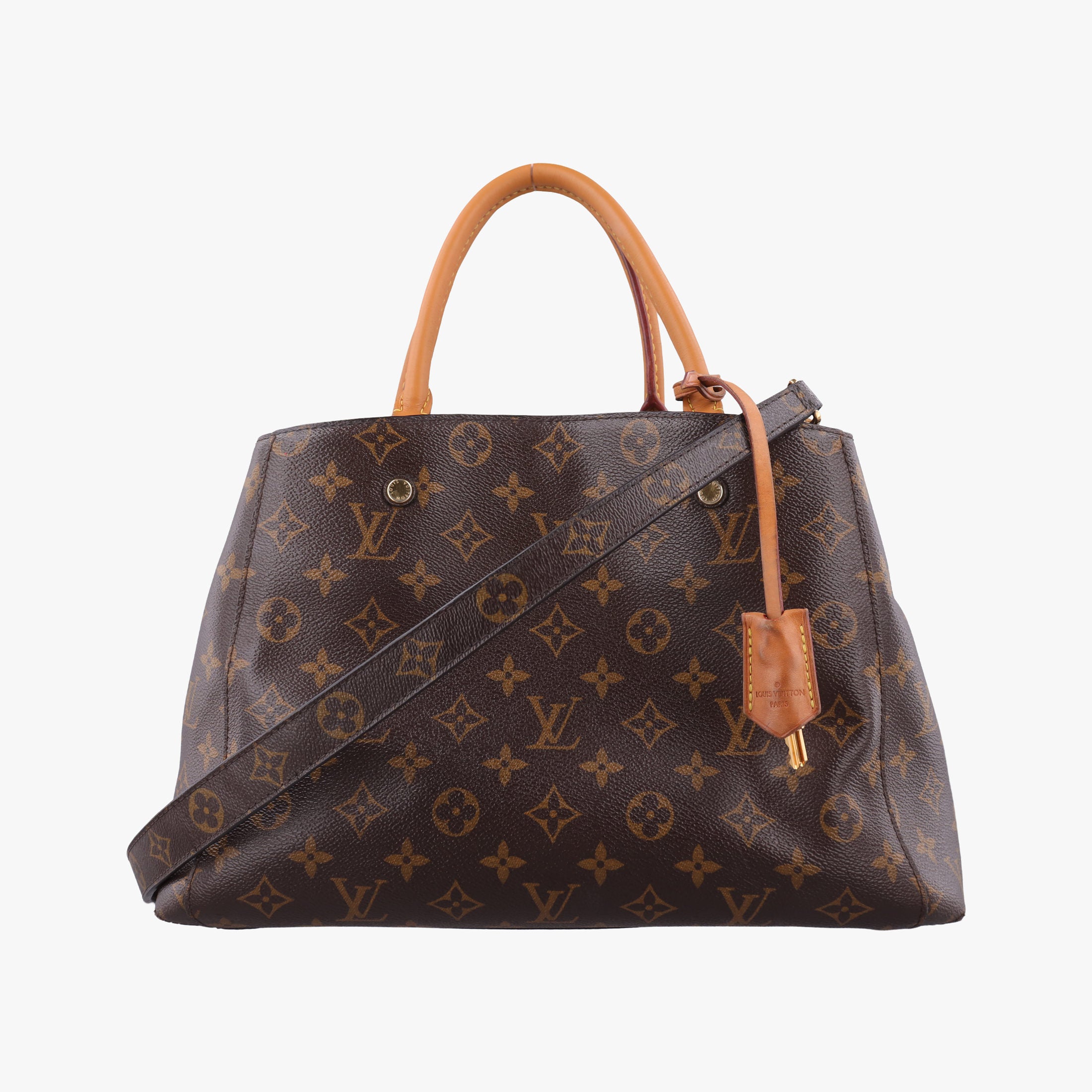 Pre-owned Louis Vuitton MONTAIGNE MM Brown Monogram Canvas M41056 shoulderbag | stylenewstar