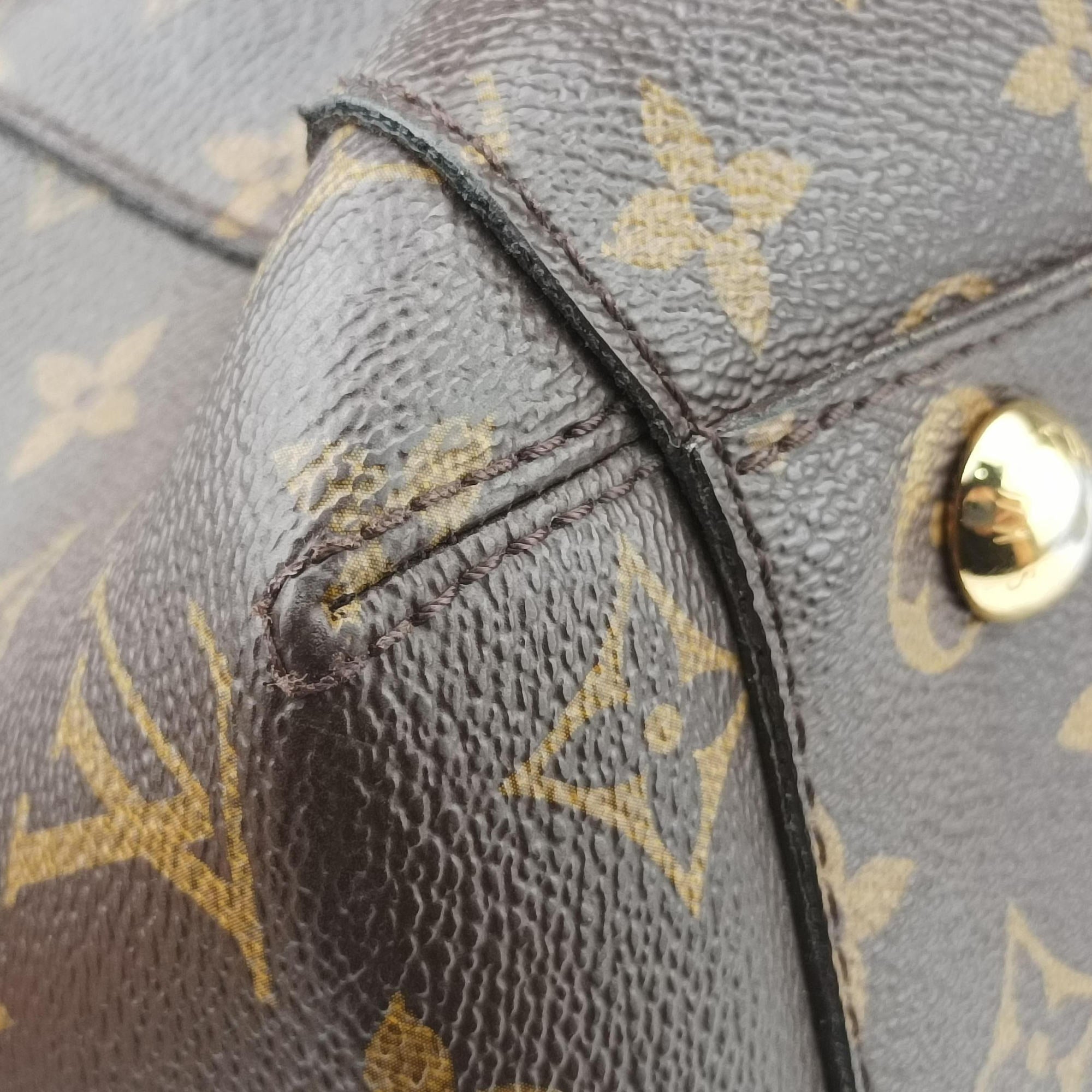 Pre-owned Louis Vuitton MONTAIGNE MM Brown Monogram Canvas M41056 shoulderbag | stylenewstar