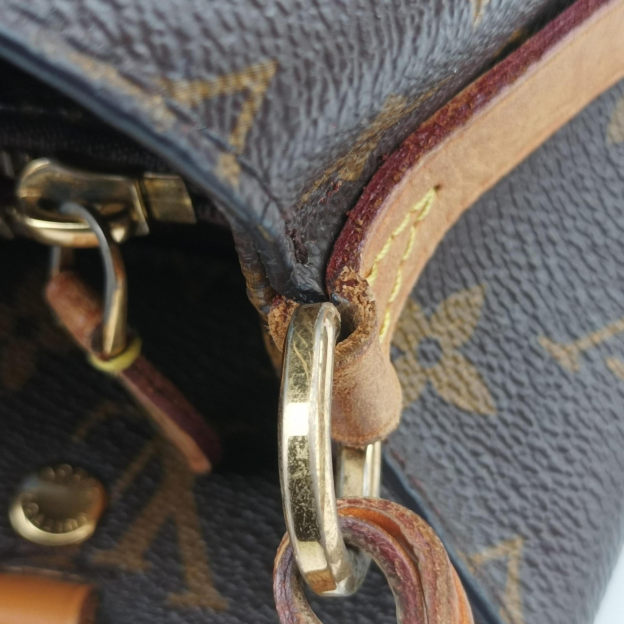 Pre-owned Louis Vuitton MONTAIGNE MM Brown Monogram Canvas M41056 shoulderbag | stylenewstar
