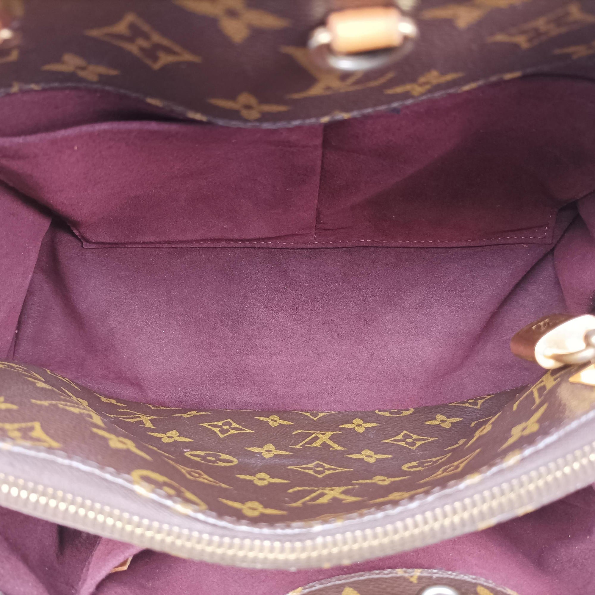 Pre-owned Louis Vuitton MONTAIGNE MM Brown Monogram Canvas M41056 shoulderbag | stylenewstar