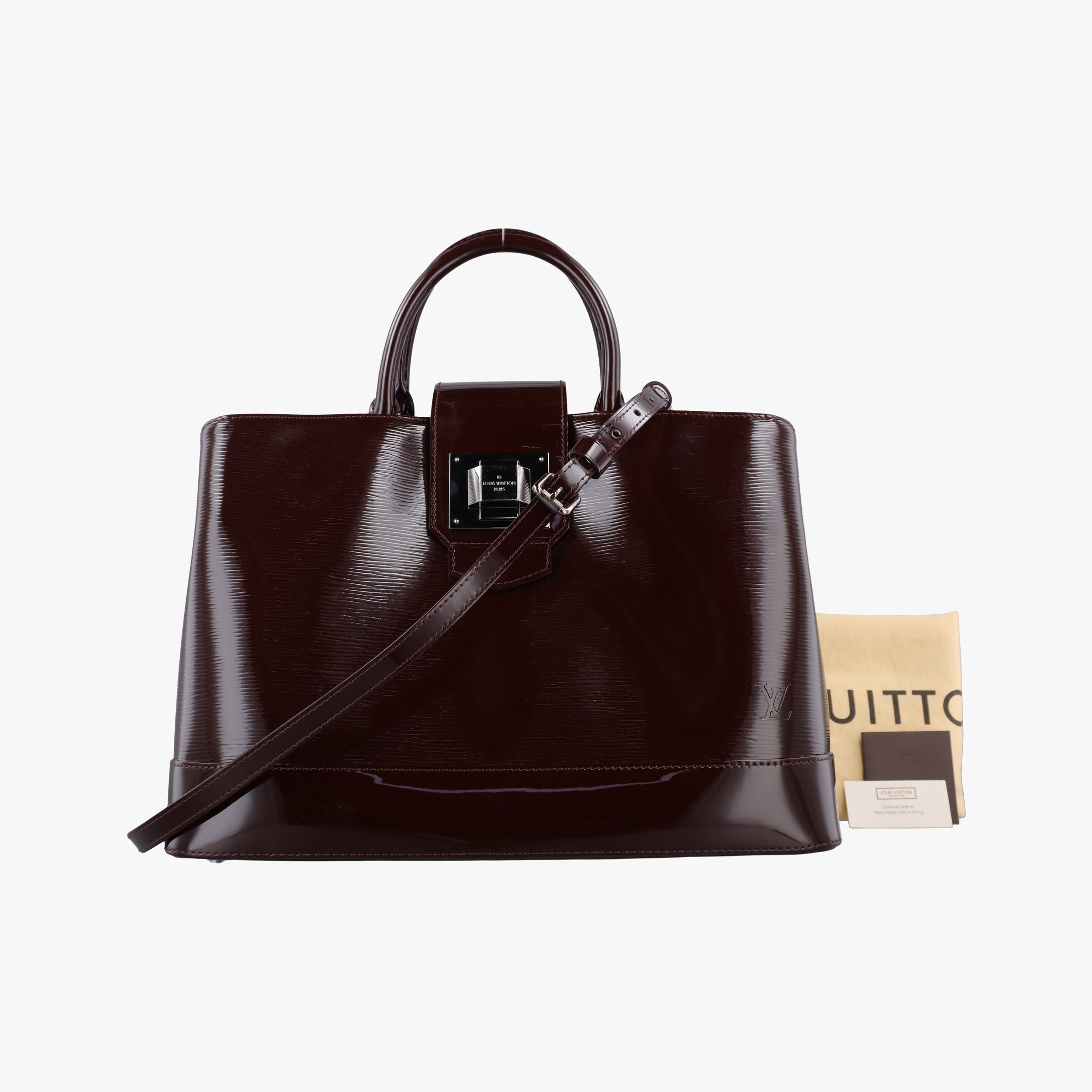 Pre-owned Louis Vuitton Mirabeau GM Burgundy Epi M40455 shoulderbag | stylenewstar