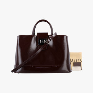 Pre-owned Louis Vuitton Mirabeau GM Burgundy Epi M40455 shoulderbag | stylenewstar