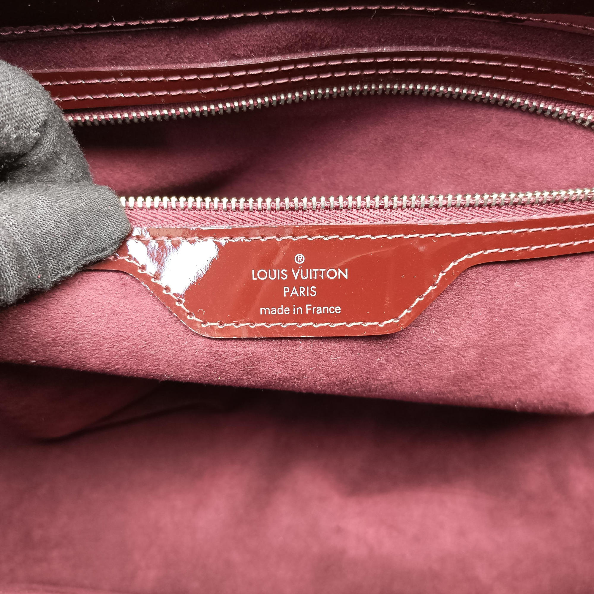 Pre-owned Louis Vuitton Mirabeau GM Burgundy Epi M40455 shoulderbag | stylenewstar
