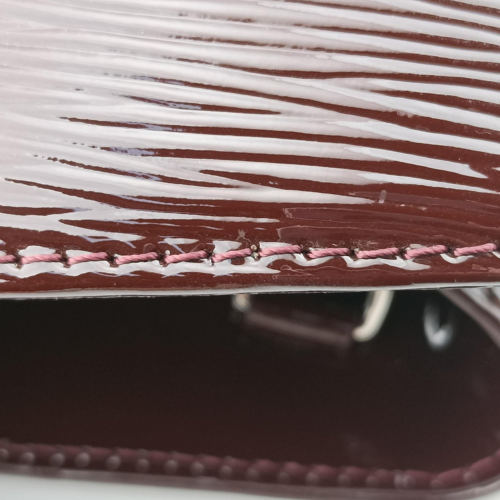 Pre-owned Louis Vuitton Mirabeau GM Burgundy Epi M40455 shoulderbag | stylenewstar