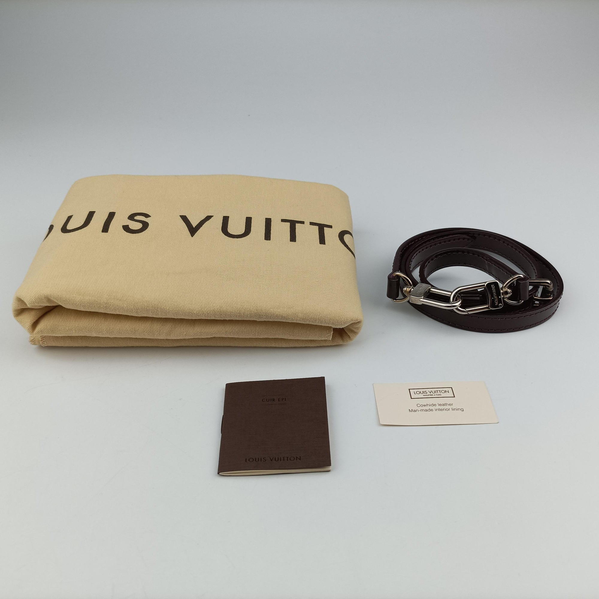 Pre-owned Louis Vuitton Mirabeau GM Burgundy Epi M40455 shoulderbag | stylenewstar