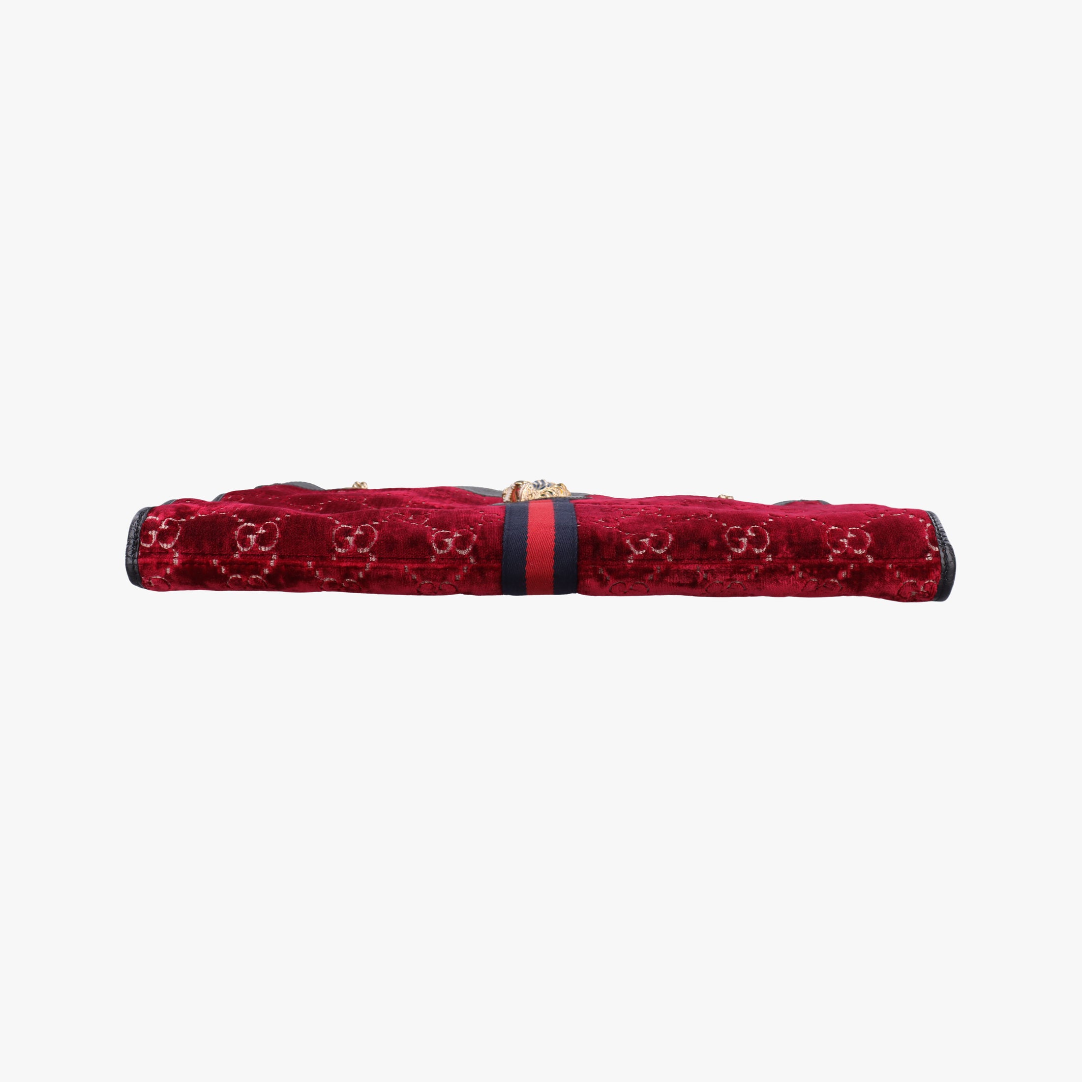 Vintage Gucci Rajah Red × Black velour × Leather 537219 shoulderbag | stylenewstar