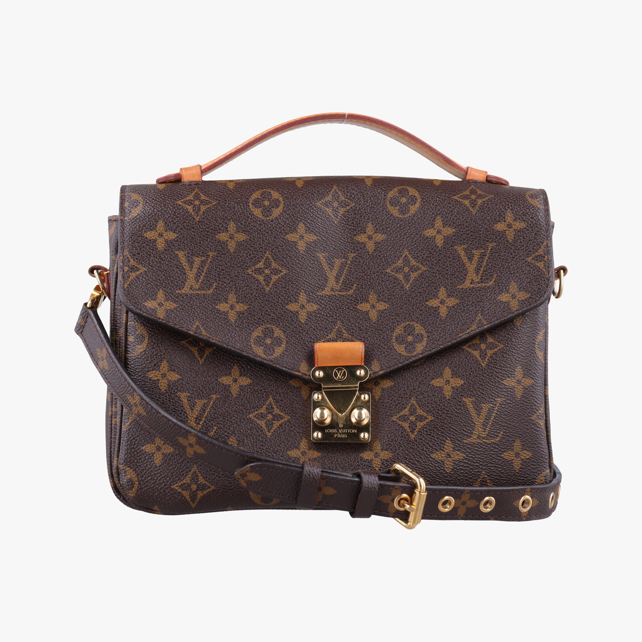 Pre-owned Louis Vuitton Pochette Metis MM Brown Monogram Canvas M44875 shoulderbag | stylenewstar