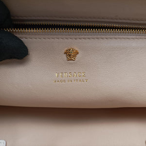 Vintage VERSACE Medusa Palazzo White lambskin  shoulderbag | stylenewstar