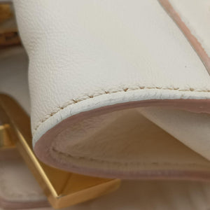 Vintage VERSACE Medusa Palazzo White lambskin  shoulderbag | stylenewstar