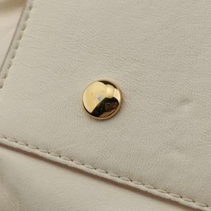 Vintage VERSACE Medusa Palazzo White lambskin  shoulderbag | stylenewstar