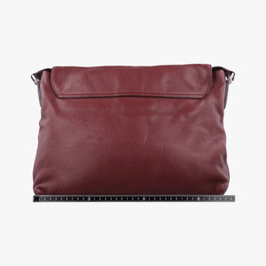 Pre-owned Gucci Interlocking G Logo Soho Messenger Burgundy Leather 322056 shoulderbag | stylenewstar