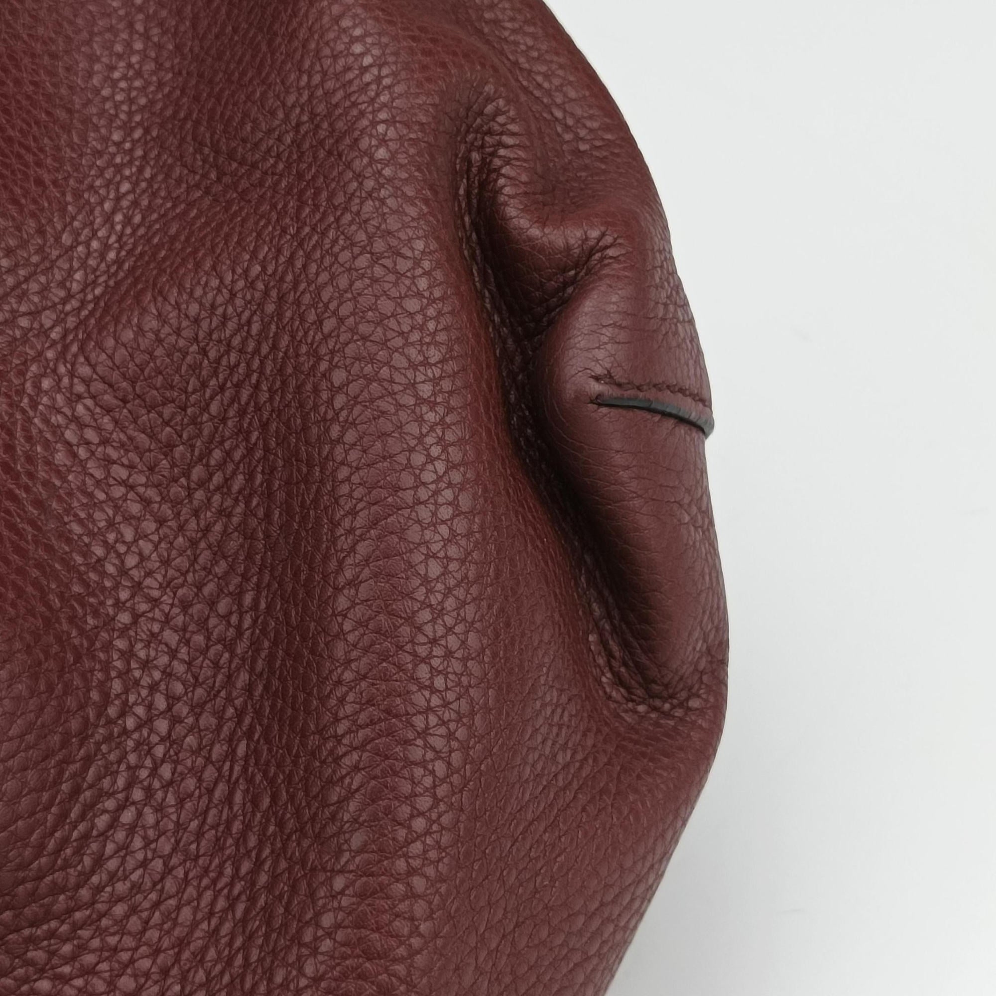 Pre-owned Gucci Interlocking G Logo Soho Messenger Burgundy Leather 322056 shoulderbag | stylenewstar