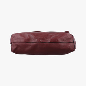 Pre-owned Gucci Interlocking G Logo Soho Messenger Burgundy Leather 322056 shoulderbag | stylenewstar