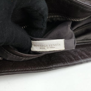 Pre-owned Bottega Veneta Intrecciato Brown lambskin  shoulderbag | stylenewstar