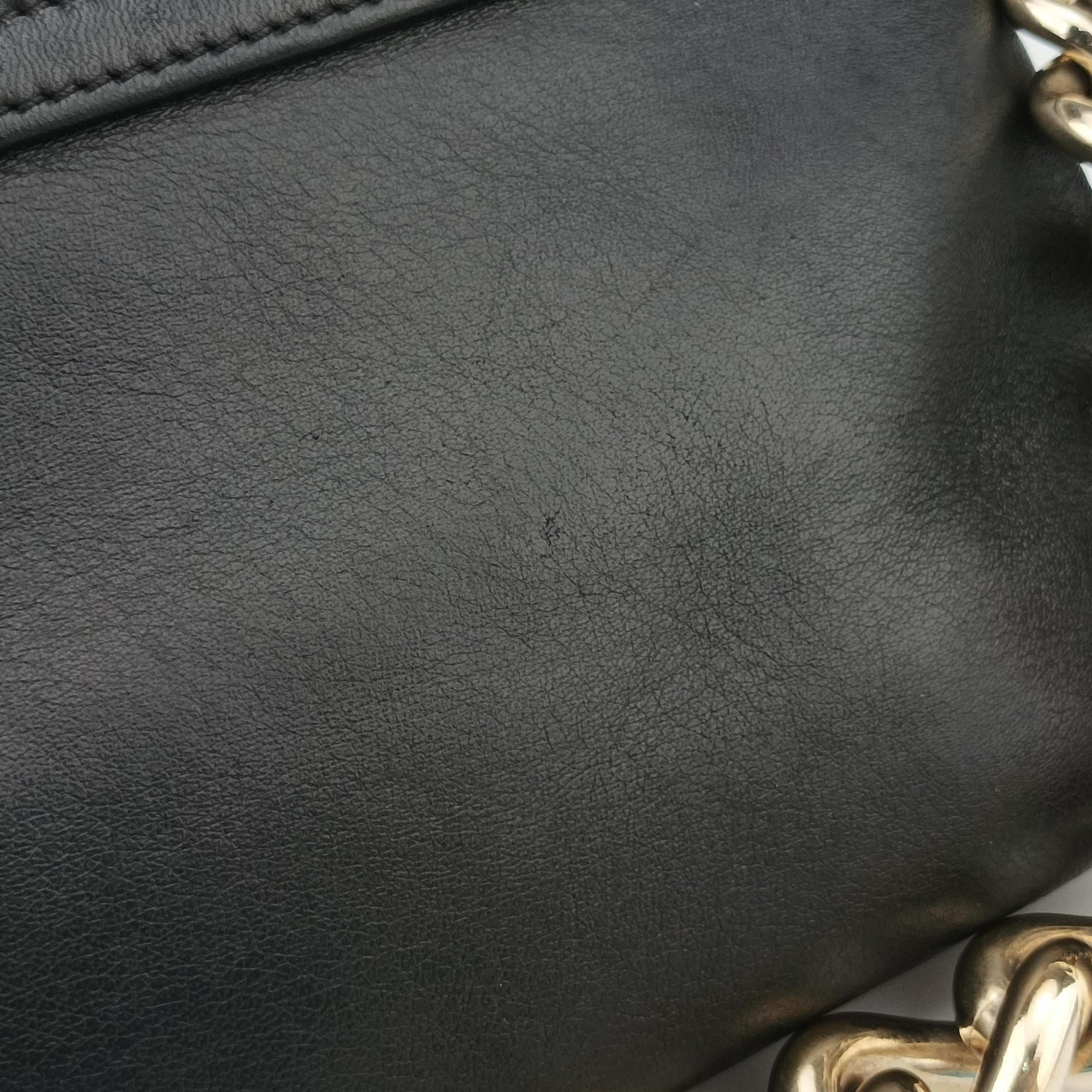Vintage VERSACE La Medusa Black Leather  shoulderbag | stylenewstar