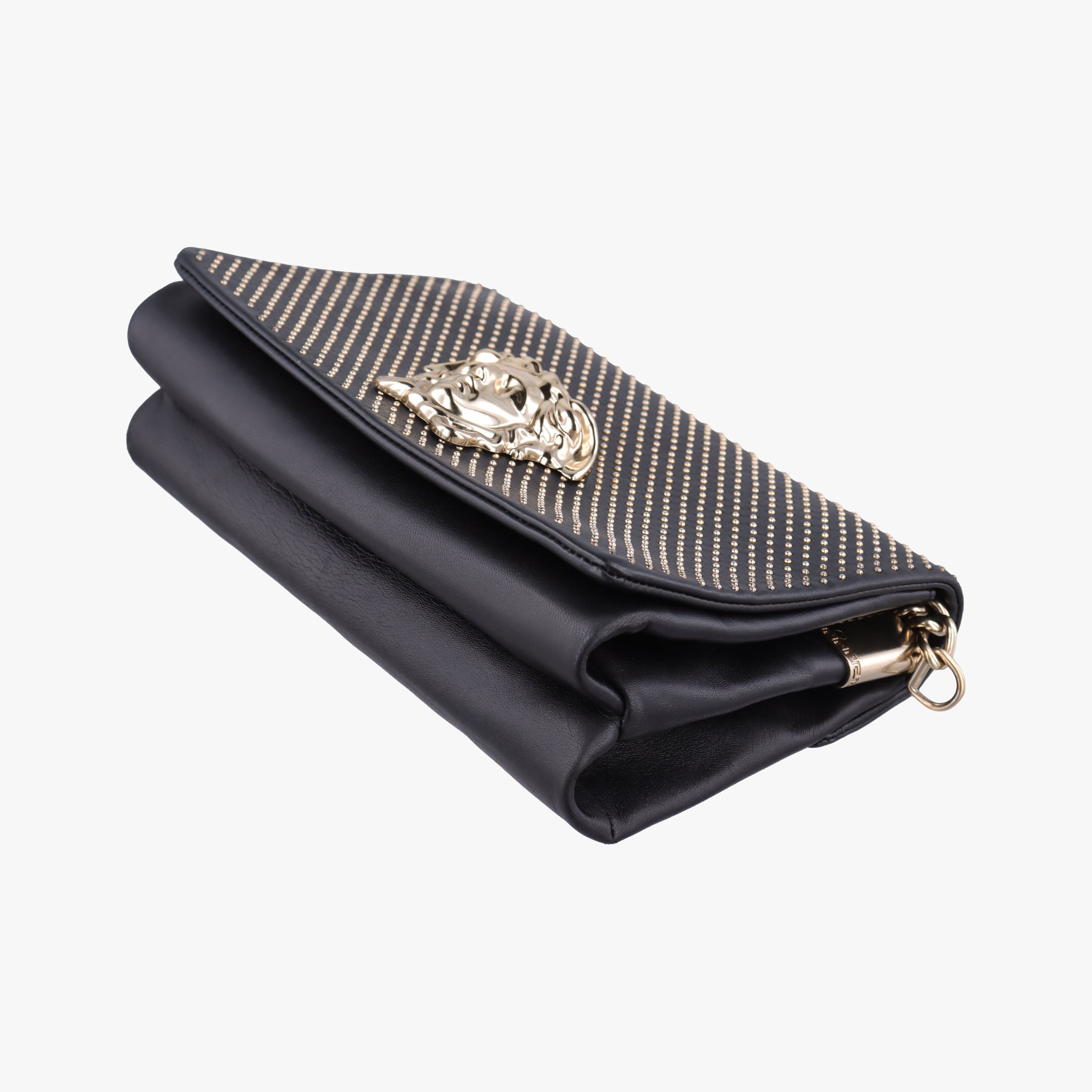 Vintage VERSACE La Medusa Black Leather  shoulderbag | stylenewstar