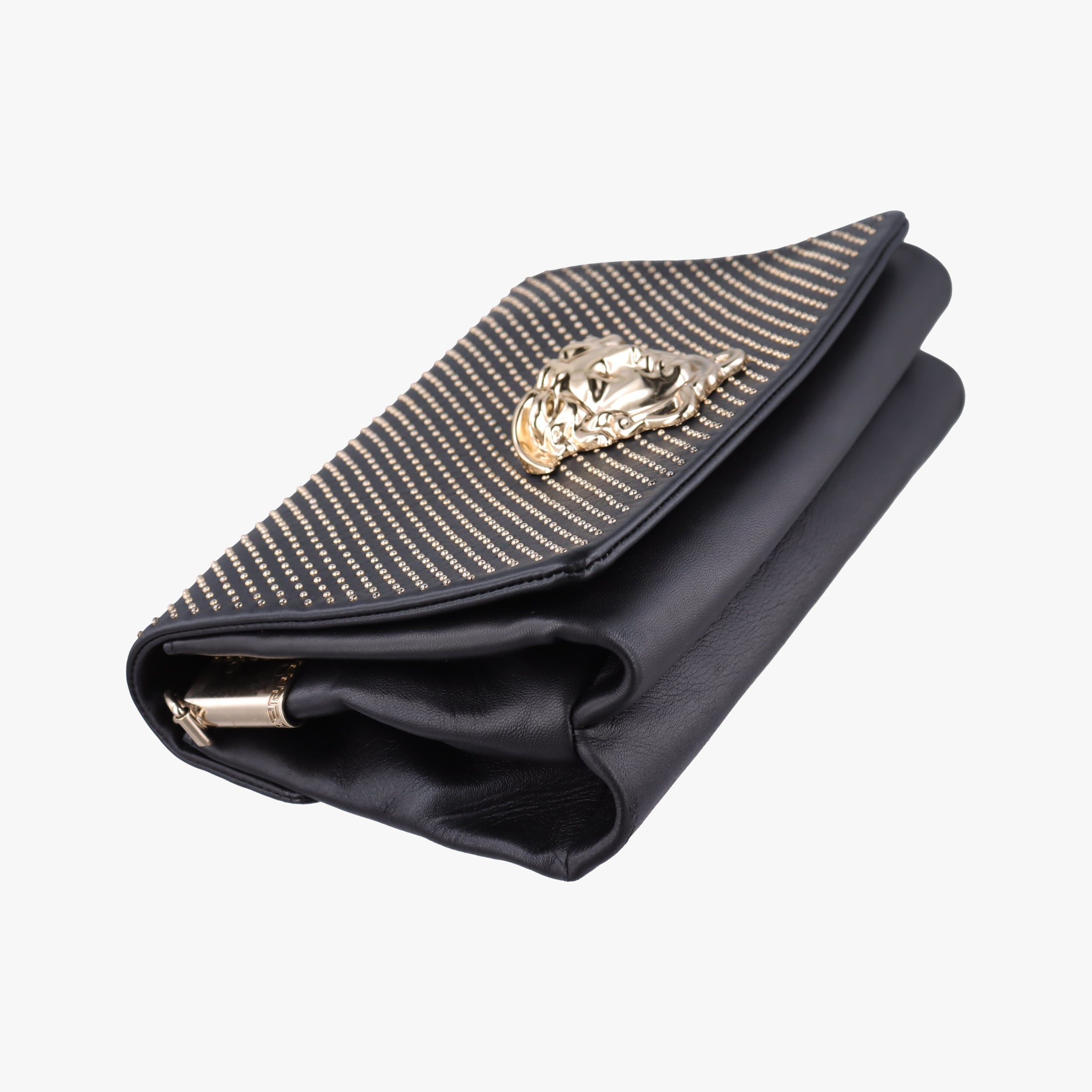 Vintage VERSACE La Medusa Black Leather  shoulderbag | stylenewstar