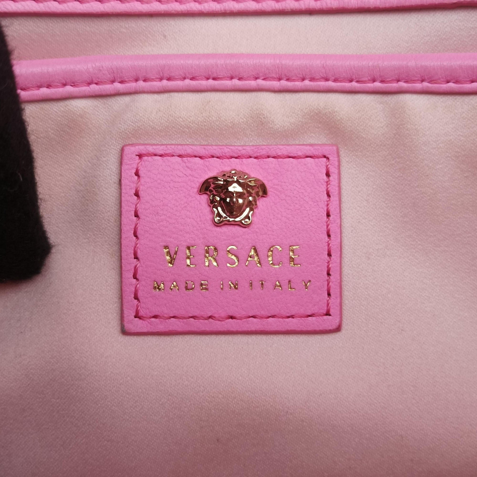 Secondhand VERSACE Medusa Rose Patent  clutchbag | stylenewstar