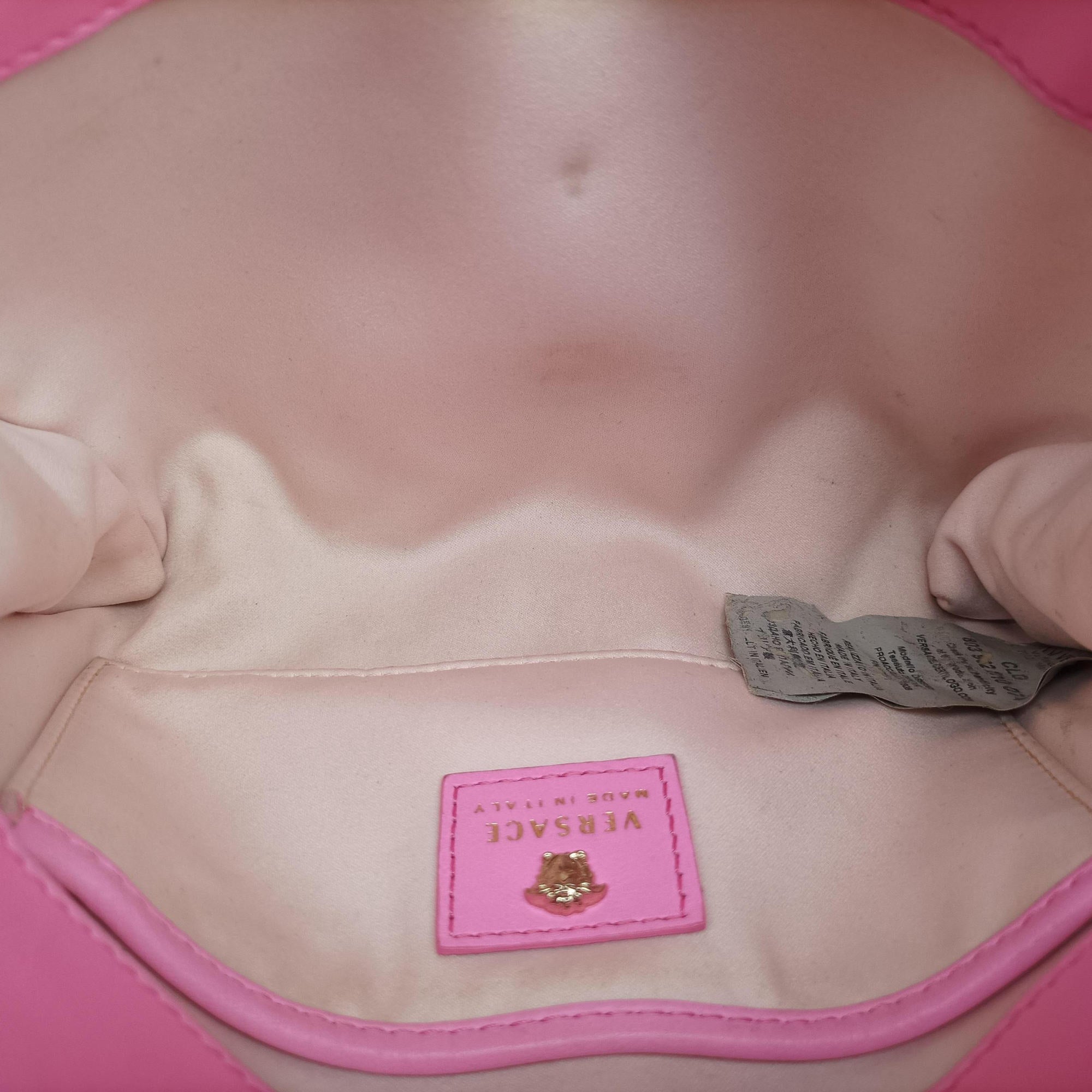 Secondhand VERSACE Medusa Rose Patent  clutchbag | stylenewstar