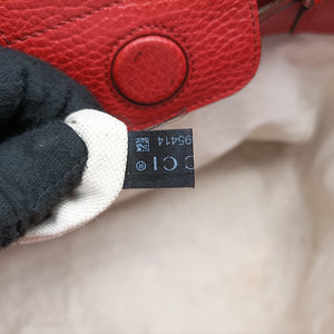 Pre-owned Gucci Swing Red Leather 354397 shoulderbag | stylenewstar