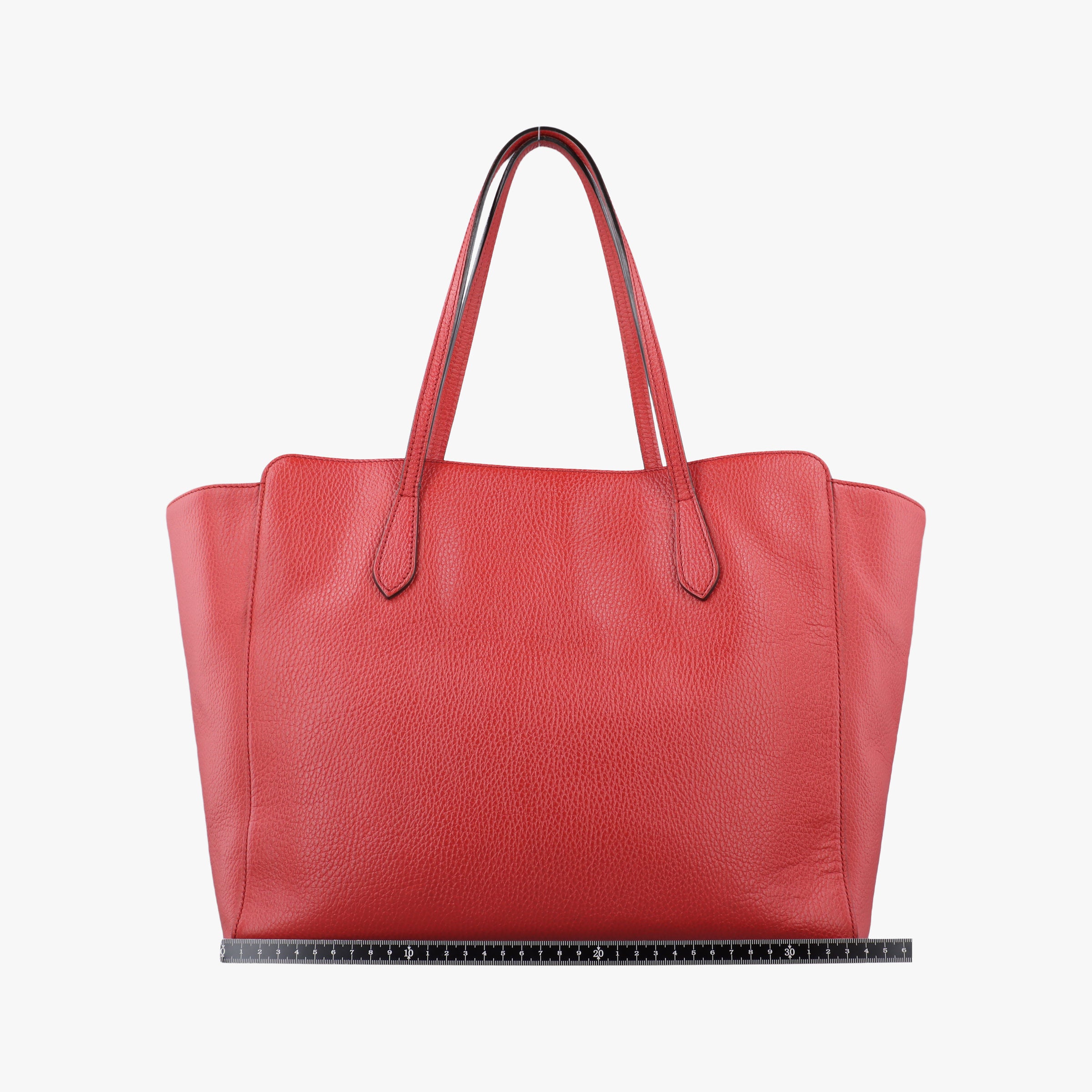 Pre-owned Gucci Swing Red Leather 354397 shoulderbag | stylenewstar