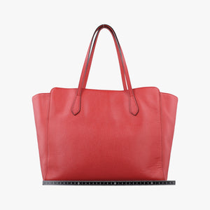 Pre-owned Gucci Swing Red Leather 354397 shoulderbag | stylenewstar