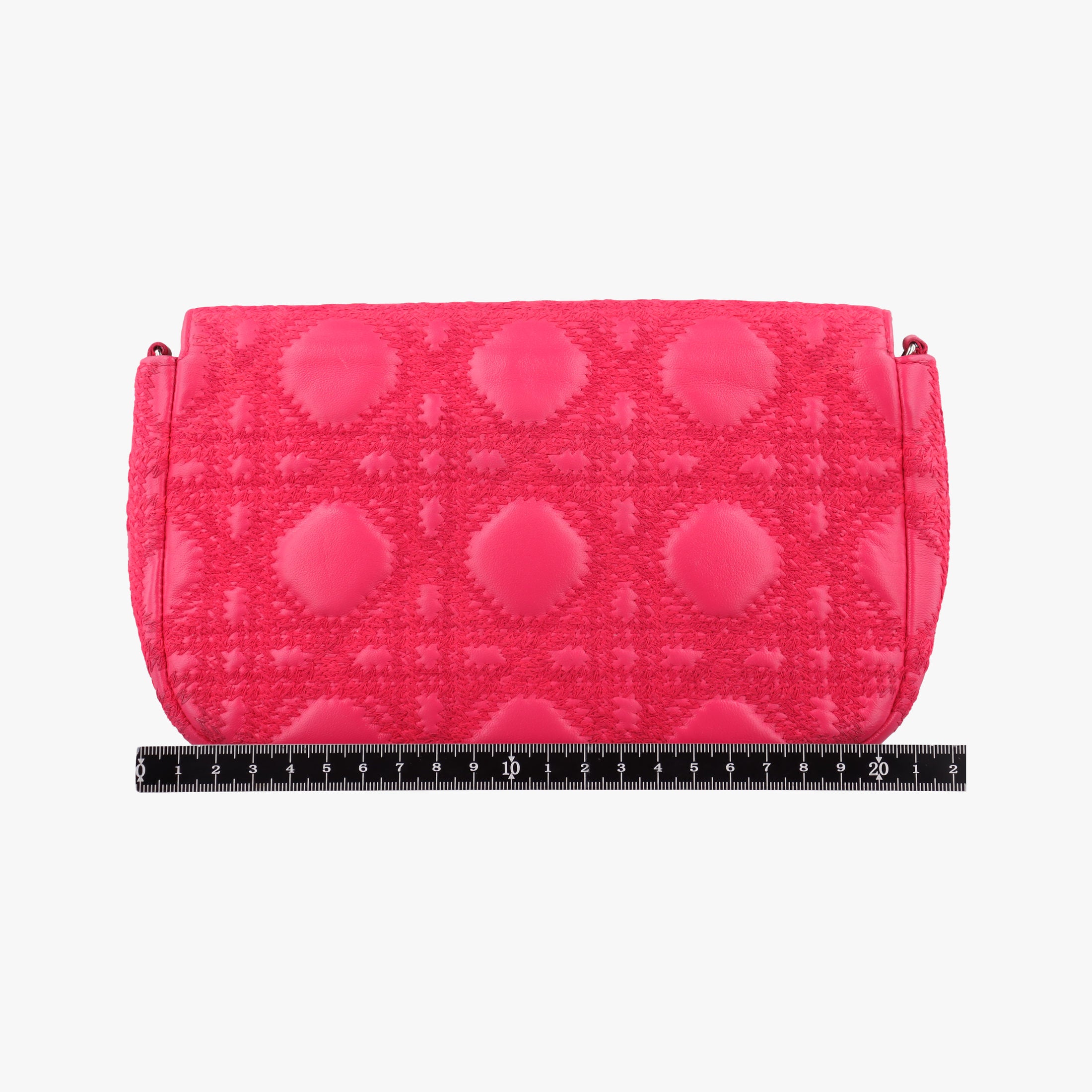 Vintage Christian Dior Miss Dior CANNAGE New Lock Rose lambskin  shoulderbag | stylenewstar