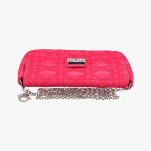 Vintage Christian Dior Miss Dior CANNAGE New Lock Rose lambskin  shoulderbag | stylenewstar