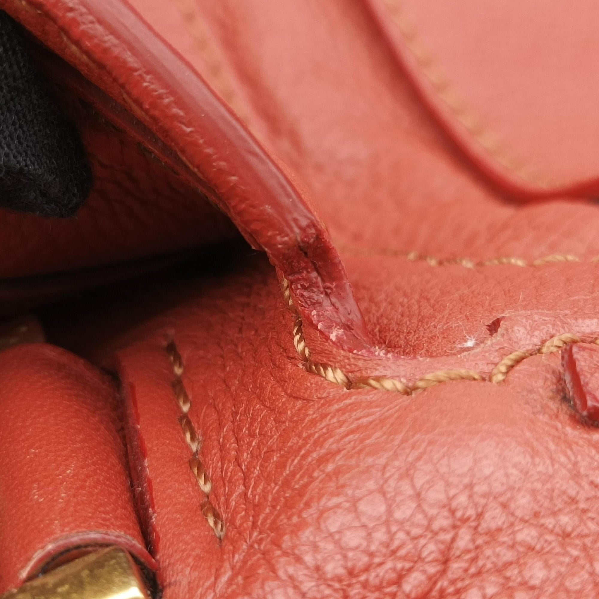 Pre-owned Chloe Mercy Red Leather  shoulderbag | stylenewstar