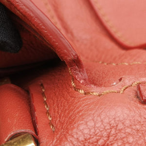 Pre-owned Chloe Mercy Red Leather  shoulderbag | stylenewstar