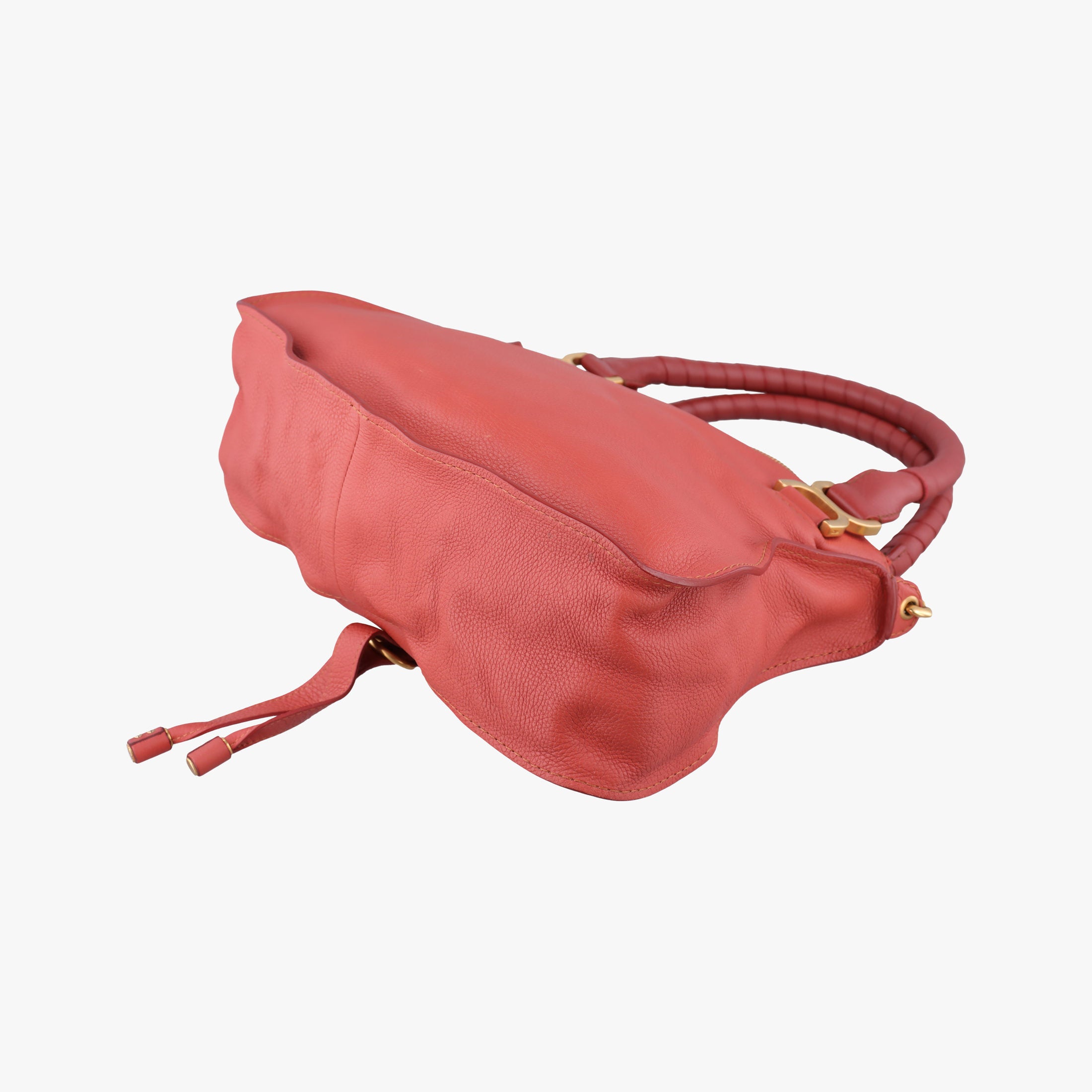 Pre-owned Chloe Mercy Red Leather  shoulderbag | stylenewstar