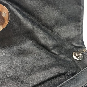 Pre-owned Christian Dior Rendezvous Black Lambskin  shoulderbag | stylenewstar