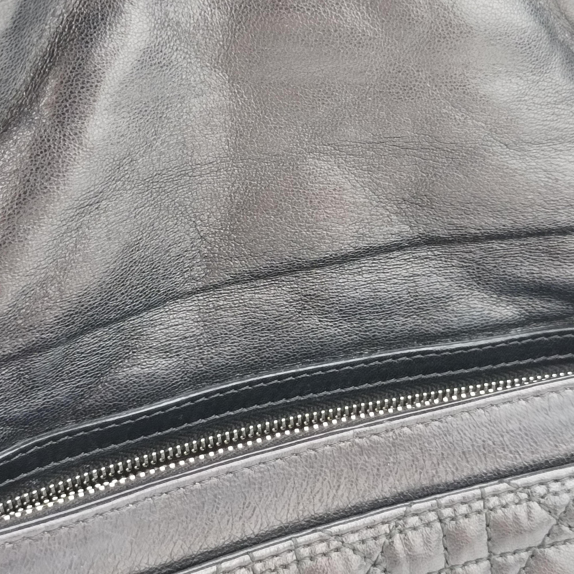 Pre-owned Christian Dior Rendezvous Black Lambskin  shoulderbag | stylenewstar