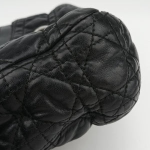 Pre-owned Christian Dior Rendezvous Black Lambskin  shoulderbag | stylenewstar
