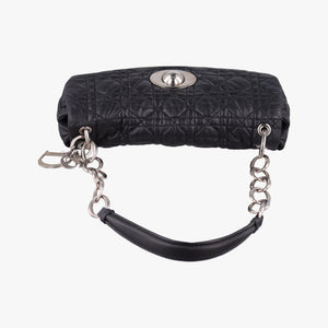 Pre-owned Christian Dior Rendezvous Black Lambskin  shoulderbag | stylenewstar