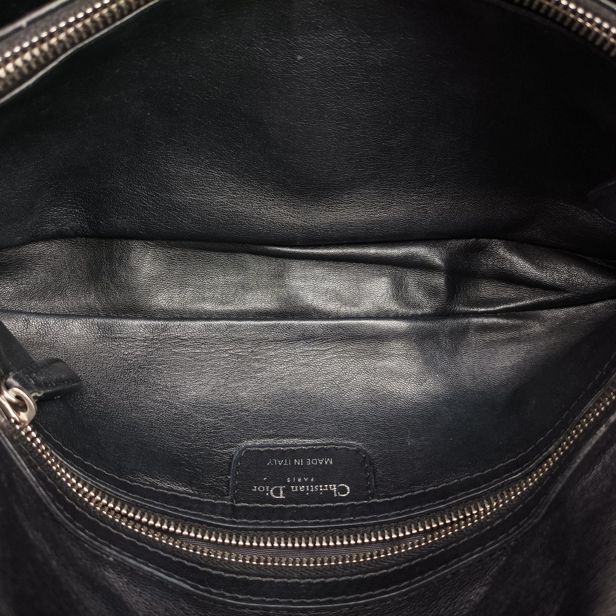 Pre-owned Christian Dior Rendezvous Black Lambskin  shoulderbag | stylenewstar