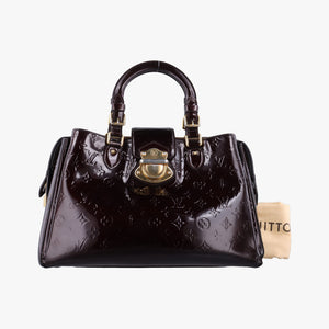 Pre-owned Louis Vuitton Melrose Avenue AMARANTE Vernis M93757 handbag | stylenewstar