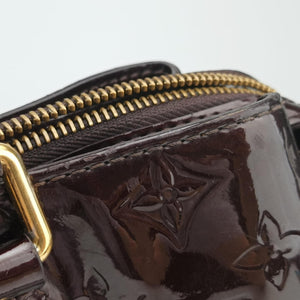 Pre-owned Louis Vuitton Melrose Avenue AMARANTE Vernis M93757 handbag | stylenewstar